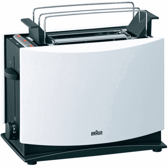 Тостер BRAUN HT450WH 1080Вт белый, Германия